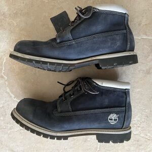 Waterproof 10 Women’s Timberland Leather Blue ‘Like New’ Hiking Boots